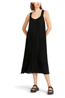 Marc Cain Freizeitkleider Kurzärmeliges Trägerkleid Black -Marc Cain Geschäft 849dae567eb36d7d9ce92ef776c14fbf