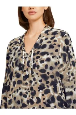 Marc Cain Blusen Bluse & Hemd Brown