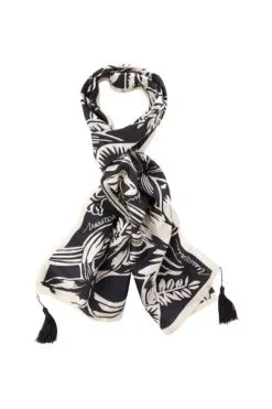 Marc Cain Schals Seidenschal Mit Exotic-Print Black 7 Marc Cain Schals Seidenschal Mit Exotic-Print Black -Marc Cain Geschäft 8fadef8107b065b335cde092e7a840c8