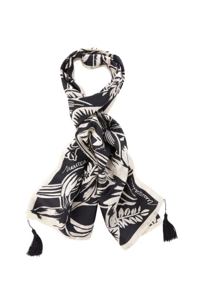 Marc Cain Schals Seidenschal Mit Exotic-Print Black 4 Marc Cain Schals Seidenschal Mit Exotic-Print Black – Bild 2
