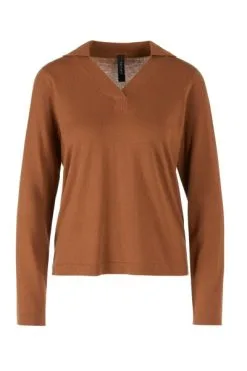 Marc Cain Strickpullover Sweater Brown -Marc Cain Geschäft 9170972bc4bbee53b33043db2d4fdb53