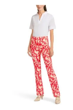 Marc Cain Hosen Straight Trousers Red -Marc Cain Geschäft 93f74e31f4ba603ce3bbeb92354e4bc8