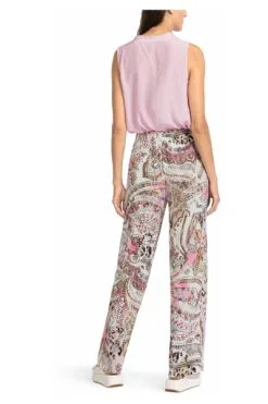 Marc Cain Hosen Weite Hose Pink