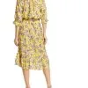 Marc Cain Freizeitkleider Midi Dresses Yellow -Marc Cain Geschäft 97809fec8112a4771b4093f653016103