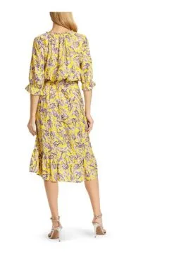 Marc Cain Freizeitkleider Midi Dresses Yellow