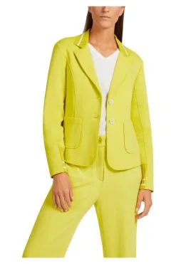 Marc Cain Sportlicher Blazer Aus Baumwollstretch Green -Marc Cain Geschäft 990a50875afe17fb10e7b45a0b2feba6