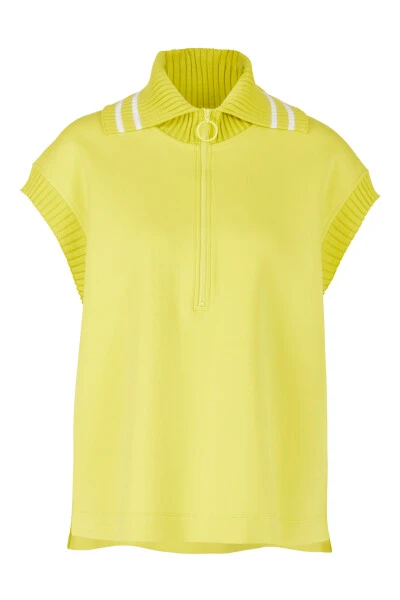 Marc Cain Polo Shirts Sleveless Knitwear Green 6 Marc Cain Polo Shirts Sleveless Knitwear Green – Bild 4