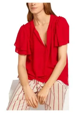 Marc Cain Blusenshirt Red -Marc Cain Geschäft a39b9625a094677d390ddf82394fea31