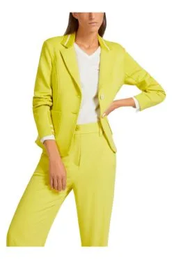 Marc Cain Sportlicher Blazer Aus Baumwollstretch Green -Marc Cain Geschäft a43618bbc65107e031c9fa666b431618
