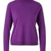 Marc Cain Strickpullover Rundhals-Strickwege Purple -Marc Cain Geschäft a7775eeebfe137e3c2b9a6307c056a30