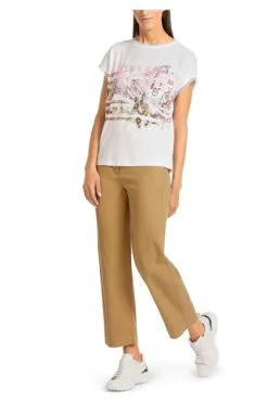 Marc Cain T-Shirts T-Shirt White -Marc Cain Geschäft abe285be911d036903e45e2f0ee60ed2