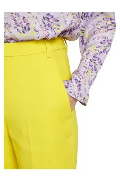 Marc Cain Hosen Elegante Hose Mit Bügelfalte Yellow