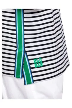 Marc Cain T-Shirts Lässiges Streifen-Shirt White -Marc Cain Geschäft b0a9f36619b3fc15fbfbb0eba96b828c