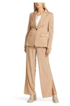 Marc Cain Gefütterter Blazer Aus Baumwolle Beige -Marc Cain Geschäft b31531436a2eb55e882480f1776476ea