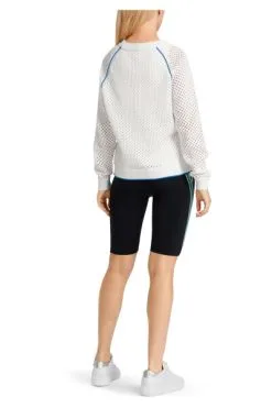 Marc Cain Strickpullover Netz-Pullover White -Marc Cain Geschäft b6e27d0cd41ceef64fc5976199f2d6b1