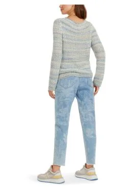 Marc Cain Strickpullover In Deutschland Gestrickter Pullover Blue -Marc Cain Geschäft b98f15d8cb23093f4477eba3110fc8d9