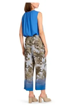 Marc Cain Hosen Wide Trousers Blue -Marc Cain Geschäft c249ac99abf9b96dd66e752452ae6925