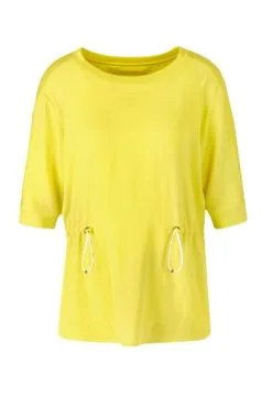 Marc Cain Blusen Kurzarmbluse Yellow