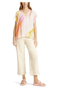 Marc Cain Blusen Streifenbluse Mit V-Ausschnitt Pink -Marc Cain Geschäft c938ebdc7dceab88db9a04f1e0ee8f0a