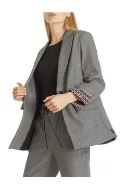 Marc Cain Blazer Mit Hahnentrittmuster Gray -Marc Cain Geschäft cfc0bb2aebb04ae8c587b3e175f5d0b8