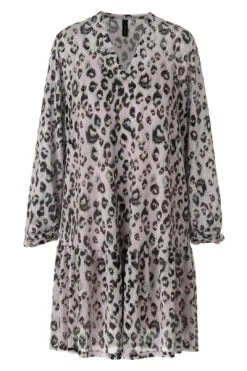 Marc Cain Freizeitkleider Oversized Kleid Aus Viskose-Crêpe Multicolor -Marc Cain Geschäft d16f40a589591a2341147caa353a9f7b