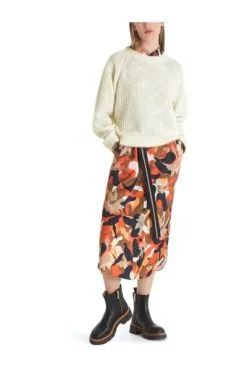 Marc Cain Strickpullover Round-neck Knitwear White -Marc Cain Geschäft d4a5a0523306aadbbed800bc88606e3d