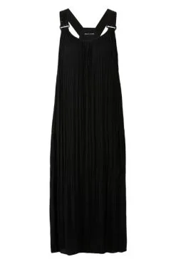 Marc Cain Freizeitkleider Kurzärmeliges Trägerkleid Black -Marc Cain Geschäft d5a7d472a77c51f79f72e76e6301a12a