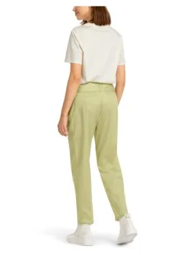 Marc Cain Chinos Hose Im Paperbag-Style Green -Marc Cain Geschäft d67fba3ef4e472f1cede951db0cfc3a2