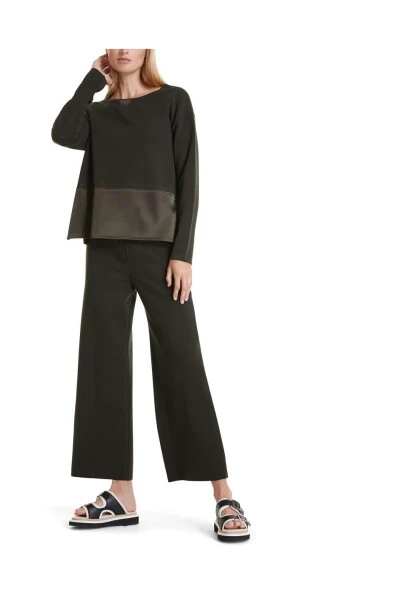 Marc Cain Strickpullover Pullover Gestrickt Black 5 Marc Cain Strickpullover Pullover Gestrickt Black – Bild 3