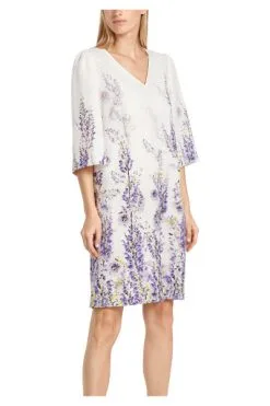 Marc Cain Kleider Leinenkleid In A-Linie White -Marc Cain Geschäft db5009832eaf7099119130513c65e441