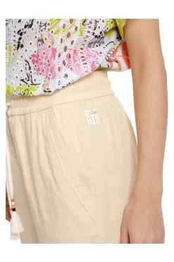 Marc Cain Jogginghosen Legere Sommerhose Im Leinenmix Beige -Marc Cain Geschäft dccf8574dff0a1da1ee6c32bd21967bd