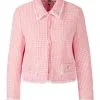 Marc Cain Blazer Kurze Jacke Aus Bouclé Pink