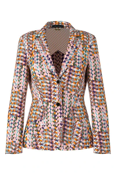 Marc Cain Blazer Aus Softem Scubajersey Purple 6 Marc Cain Blazer Aus Softem Scubajersey Purple – Bild 4