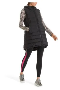 Marc Cain Westen Long Vest Black