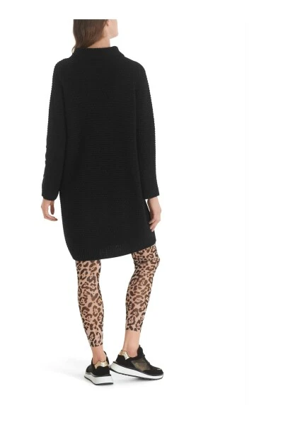 Marc Cain Kleider Strickkleid Black 3 Marc Cain Kleider Strickkleid Black