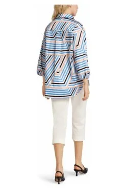 Marc Cain Blusen Bluse Blue -Marc Cain Geschäft e93901af81dbd45bad8fe35966b1daa2