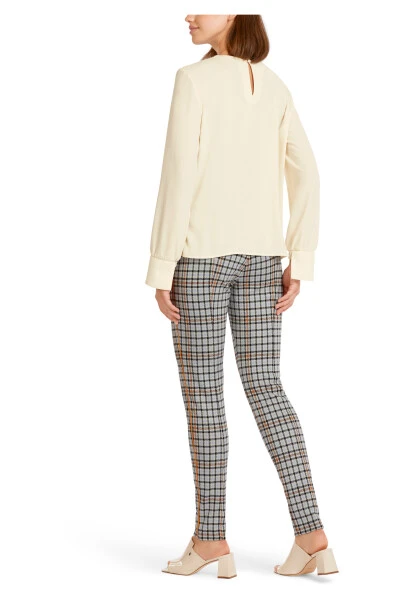 Marc Cain Blusenshirt Mit Falten Orange 5 Marc Cain Blusenshirt Mit Falten Orange – Bild 3