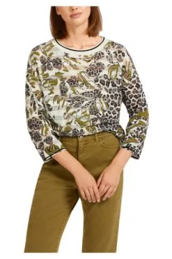 Marc Cain Strickpullover Knitwear Green -Marc Cain Geschäft ee841e47cb252e77504fd5a1f244a917