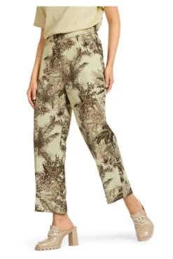 Marc Cain Hosen Hose Mit Floralem Druck Green -Marc Cain Geschäft ef69da6173c01ac5a9b40551c33d4c28