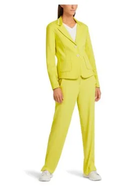 Marc Cain Sportlicher Blazer Aus Baumwollstretch Green -Marc Cain Geschäft f5eaa459d1dae233f8752231d76aea81