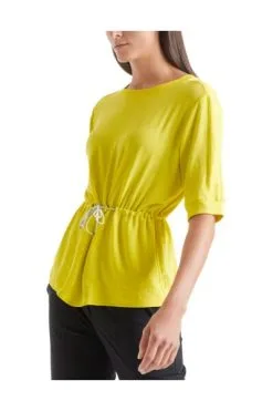 Marc Cain Blusen Kurzarmbluse Yellow -Marc Cain Geschäft f6fa493bcd626e88b9a8cfcdeae6eb56