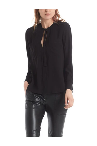Marc Cain Blusen Blouse Rc 51.18 W01 - 900 Black 4 Marc Cain Blusen Blouse Rc 51.18 W01 - 900 Black – Bild 2