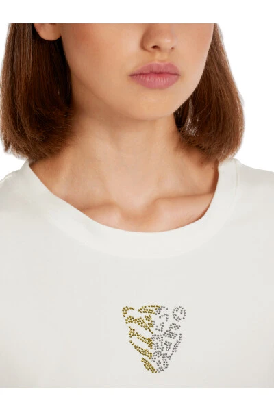 Marc Cain Blusen Elegantes Weißes Shirt Mit Materialmix White 8 Marc Cain Blusen Elegantes Weißes Shirt Mit Materialmix White – Bild 6