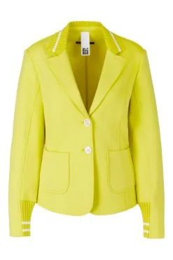 Marc Cain Sportlicher Blazer Aus Baumwollstretch Green -Marc Cain Geschäft feeca91cc4db1a127859f1934b80a1cb