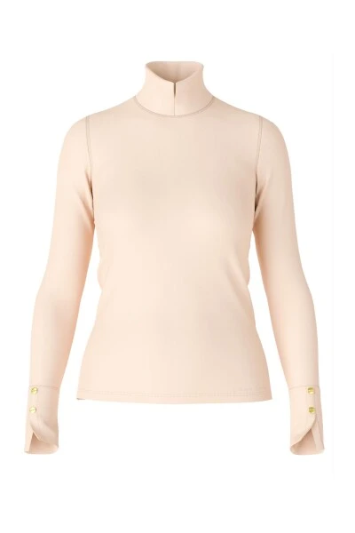 Marc Cain Rollkragenpullover Pink 4 Marc Cain Rollkragenpullover Pink – Bild 2